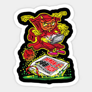 Casting Pizza Delivery Spell Sticker